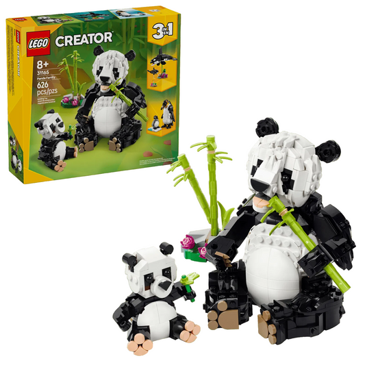 LEGO® Creator 3-in-1-Sets #31165 Wilde Tiere: Pandafamilie