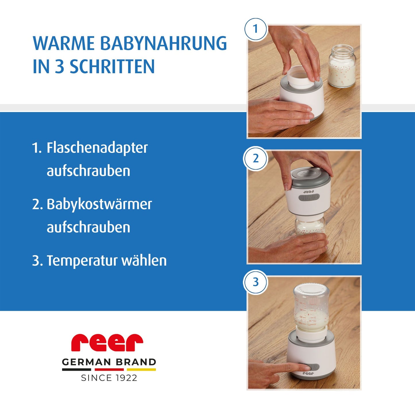 reer Heat2Go Babykostwärmer