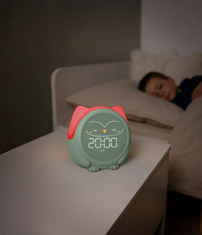 cloud-b Owlie Schlaftrainer | Magischer Wecker ab 3 Jahren