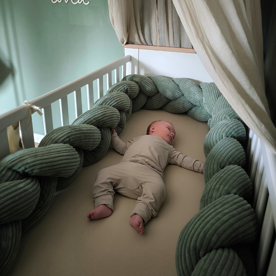 MeowBaby.de MeowBaby Geflochtene Bettschlange Cord Classic Cord Edition (1,5 - 3 m)