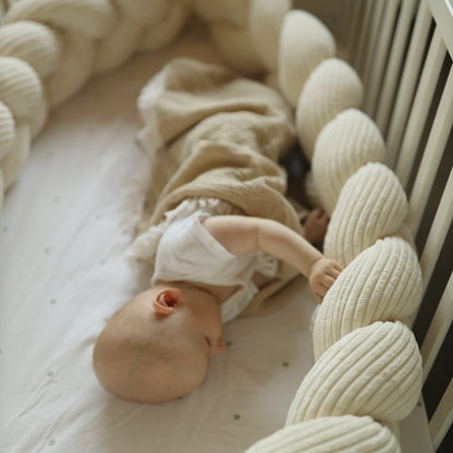MeowBaby.de MeowBaby Geflochtene Bettschlange Cord Classic Cord Edition (1,5 - 3 m)