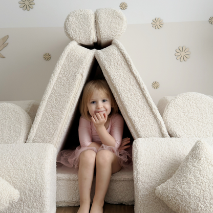 MeowBaby.de MeowBaby Spielsofa Mini Max Bearly Soft Teddy Edition