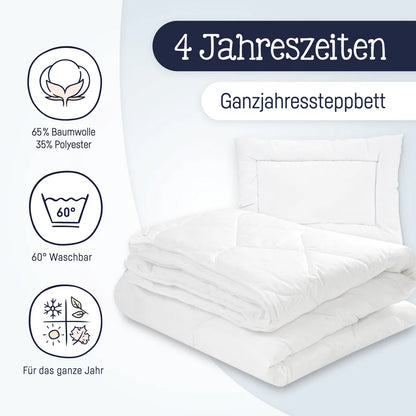 Julius Zöllner Kindersteppbett-Set, 4 Jahreszeiten