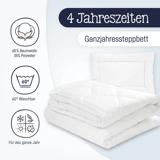 Julius Zöllner Kindersteppbett-Set, 4 Jahreszeiten