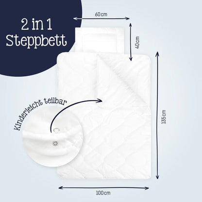 Julius Zöllner Kindersteppbett-Set, 4 Jahreszeiten