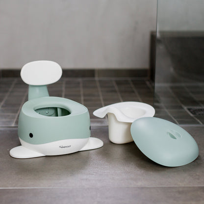 Kindsgut Kindertöpfchen Wal Aquamarin