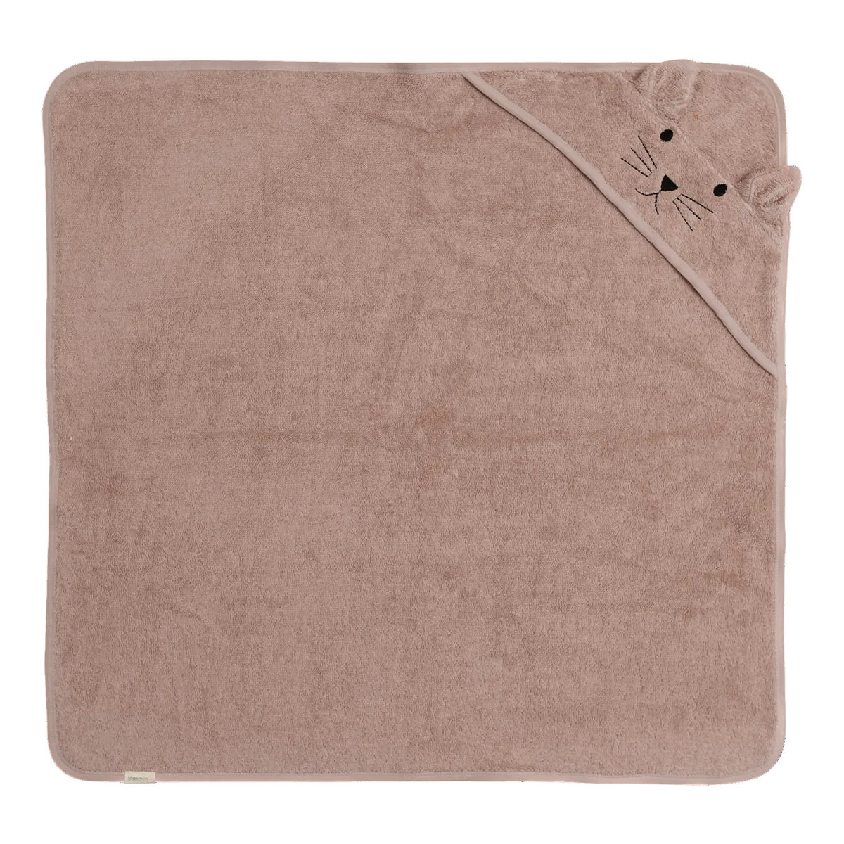 Kindsgut Kapuzenhandtuch Katze Rose