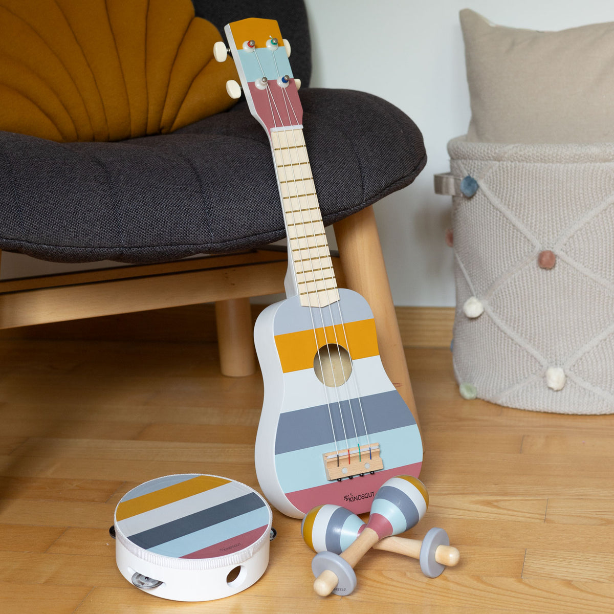 Kindsgut Musikinstrumenten-Set Streifen