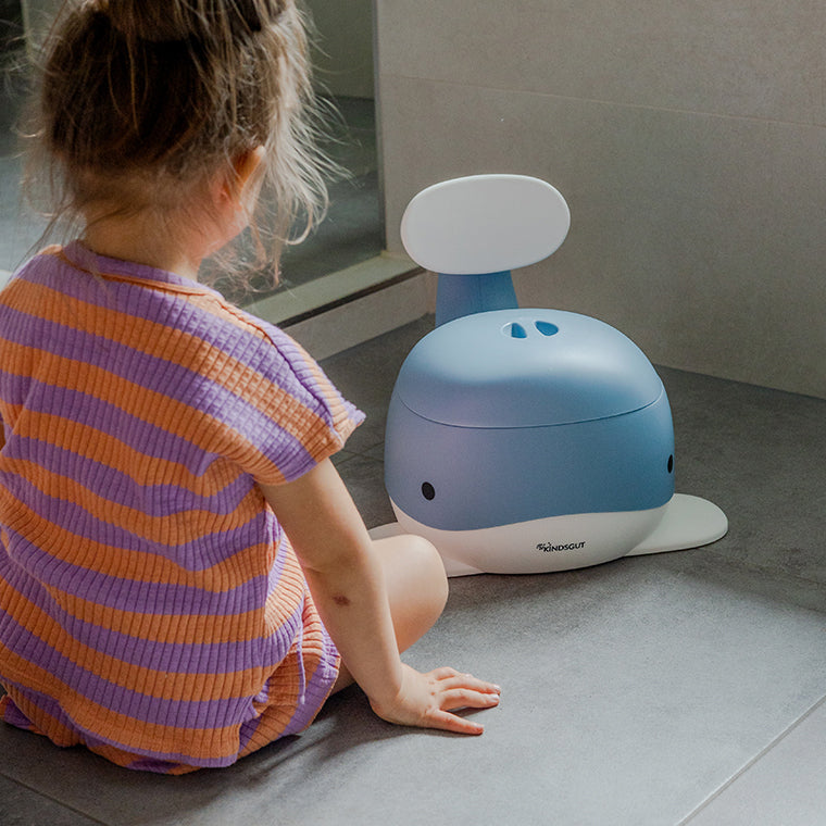 Kindsgut Kindertöpfchen Wal Taubenblau