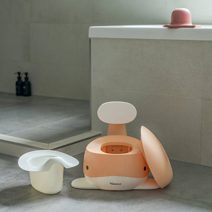 Kindsgut Kindertöpfchen Wal Peach