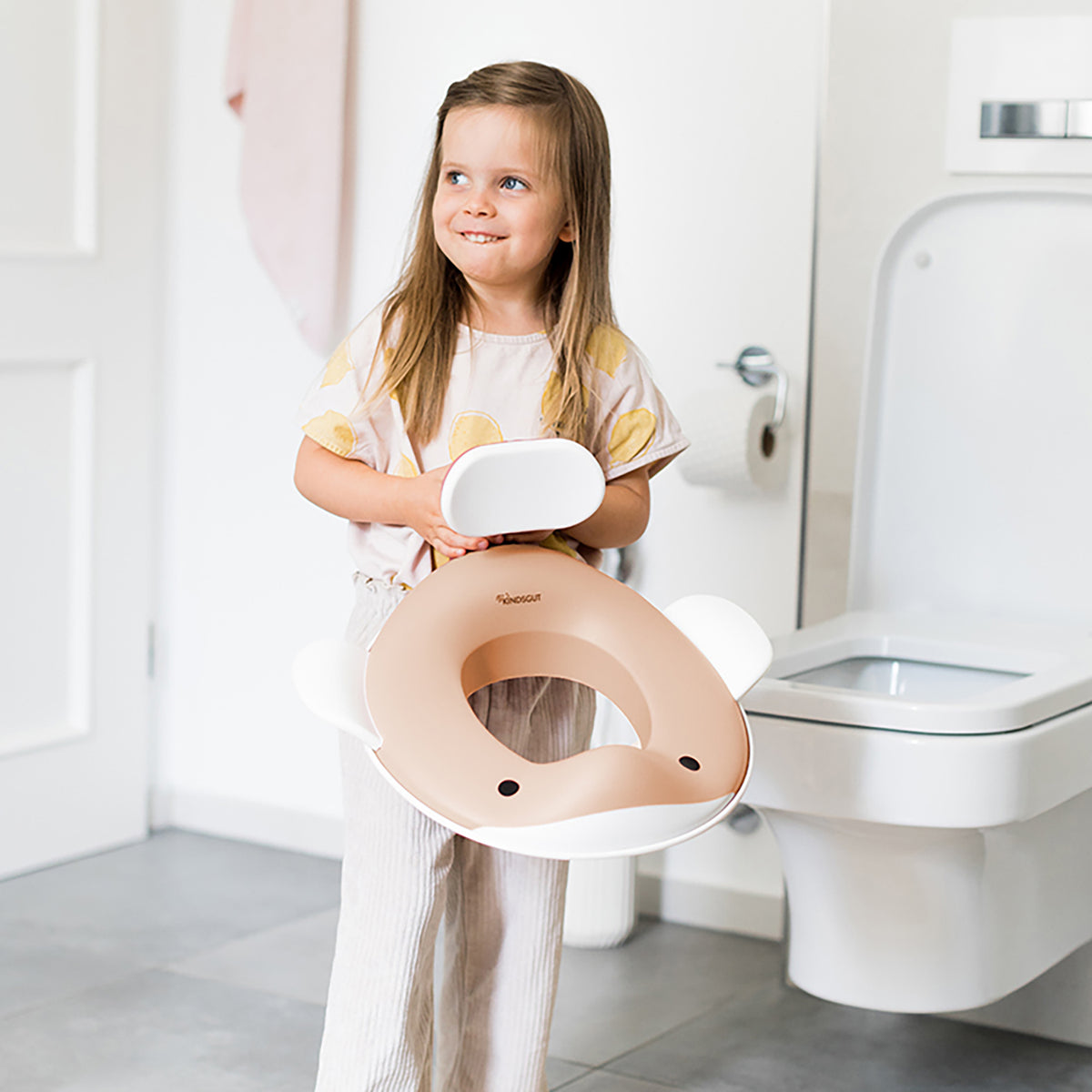Kindsgut Toilettenaufsatz Wal Peach