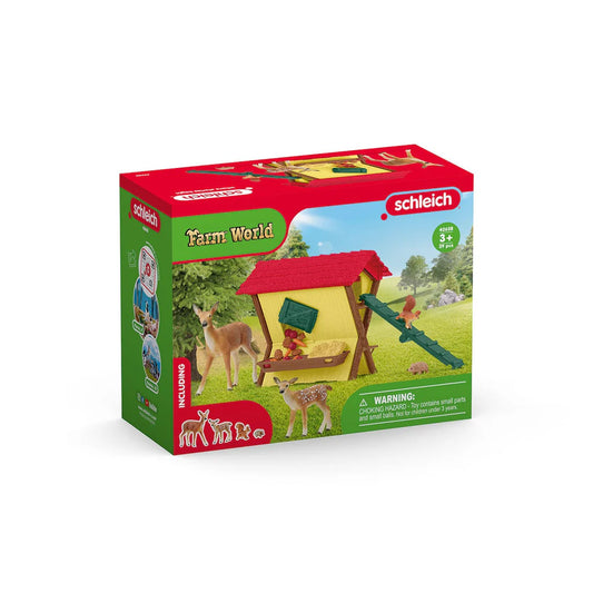schleich® Farm World Fütterung der Waldtiere