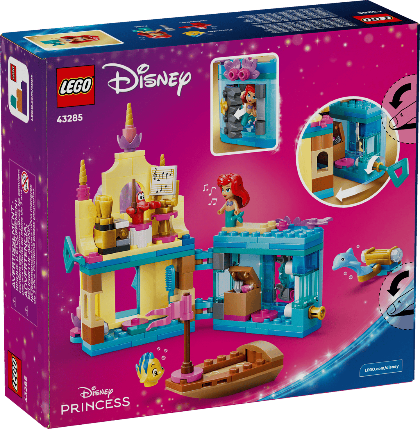 LEGO® Disney™ #43285 Arielles Magisches Mini-Schloss