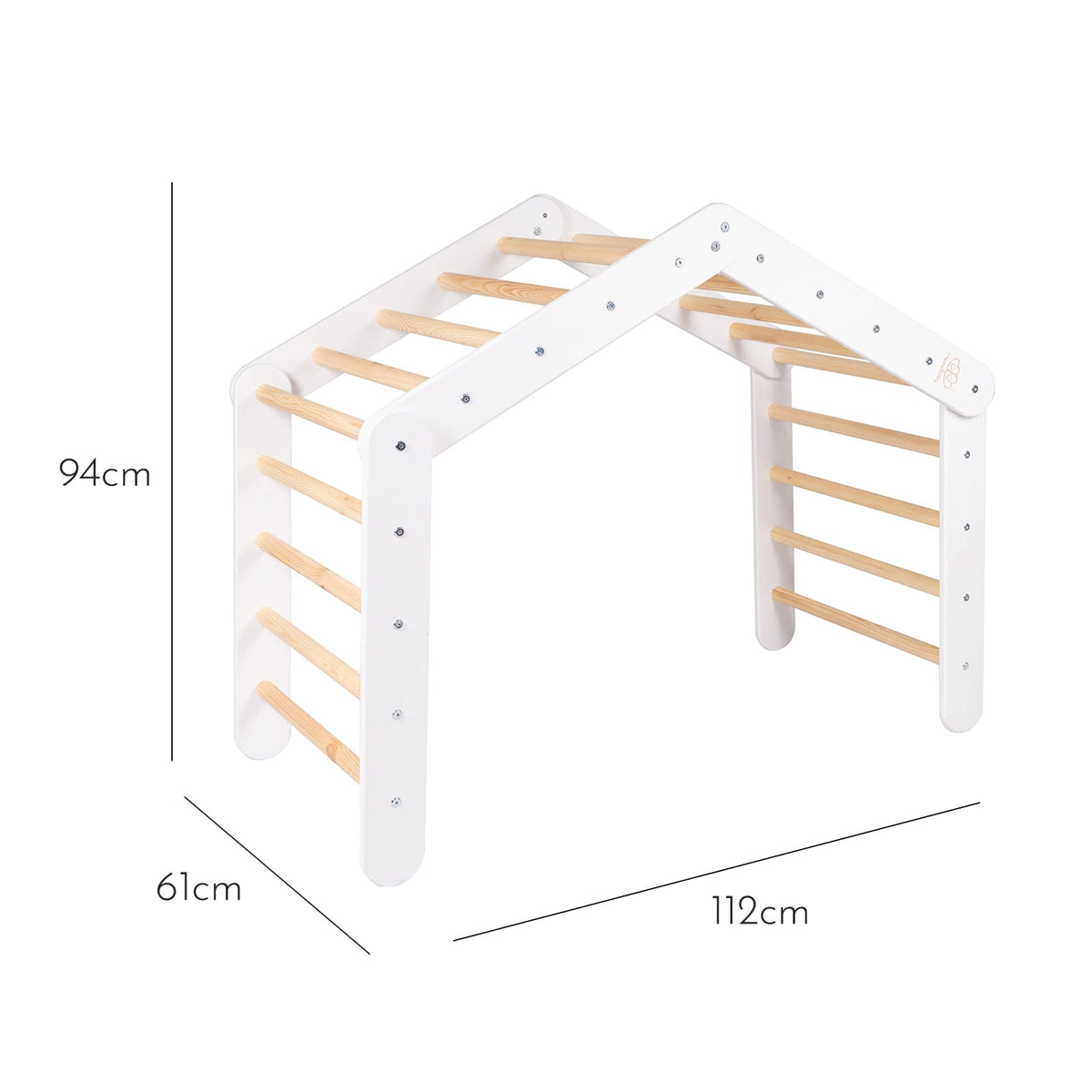 MeowBaby.de MeowBaby Kletterhaus mit Zelt 112x61x94 cm, faltbar