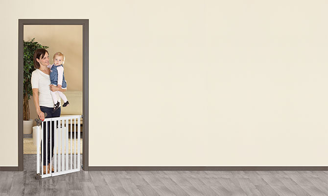 reer Advanced Klemm- und Schraubgitter, 77 - 110 cm Durchgangsbreiten