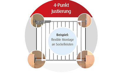 reer Advanced Klemm- und Schraubgitter, 77 - 110 cm Durchgangsbreiten
