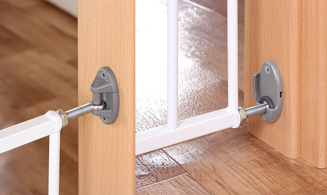 reer Advanced Klemm- und Schraubgitter, 77 - 110 cm Durchgangsbreiten