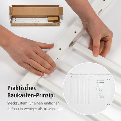 reer Schraubgitter, Baukasten zum Zusammenbauen, 63-103,5 cm