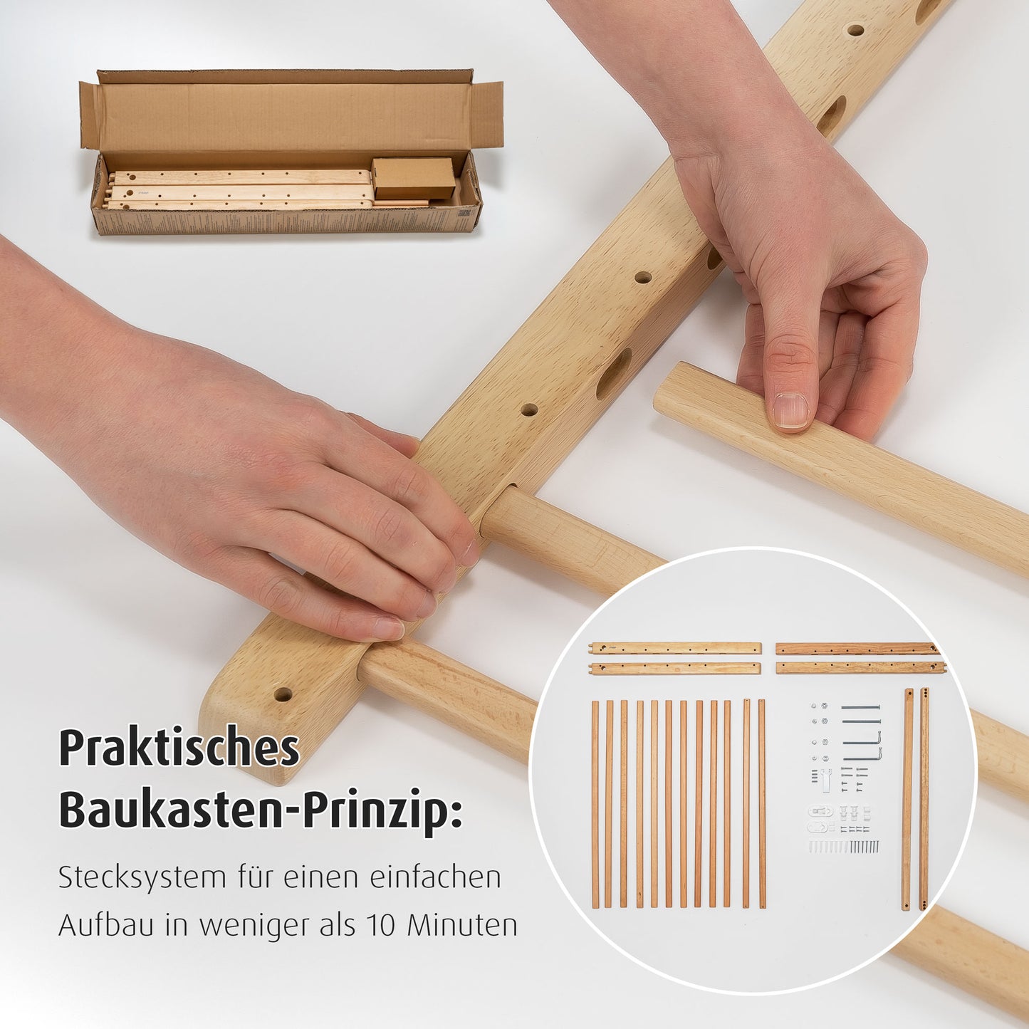 reer Schraubgitter, Baukasten zum Zusammenbauen, 63-103,5 cm