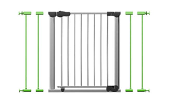 reer Advanced Klemmgitter 77,5 - 83,5 cm Durchgangsbreite