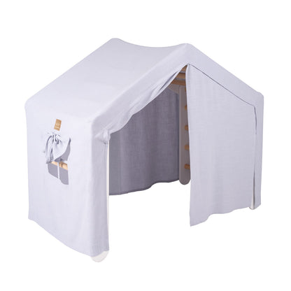 MeowBaby.de MeowBaby Kletterhaus mit Zelt 112x61x94 cm, faltbar