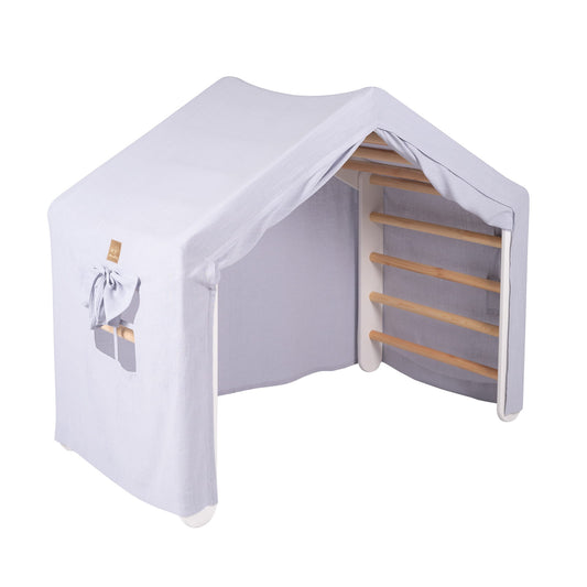 MeowBaby.de MeowBaby Kletterhaus mit Zelt 112x61x94 cm, faltbar