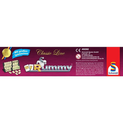 MyRummy® mit großen Spielfiguren, Classic Line, Familienspiel