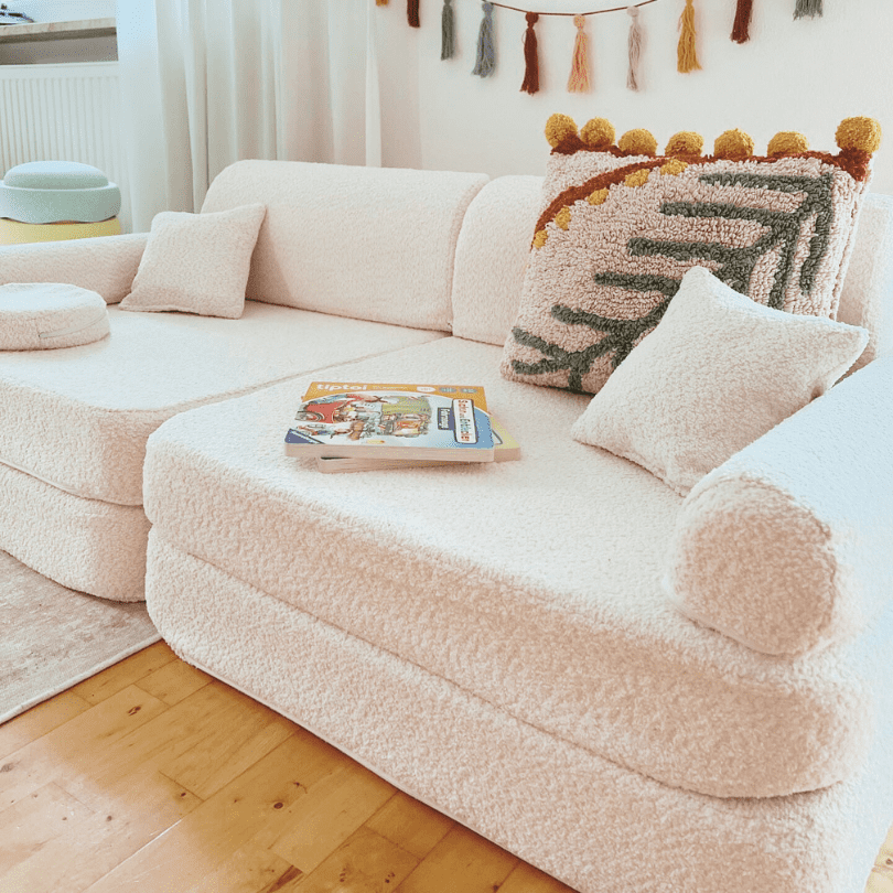 MeowBaby.de MeowBaby Spielsofa Premium Bouclé
