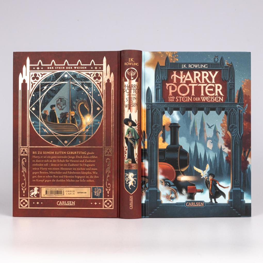 Harry Potter Stein der Weisen Band 1 | Neu illustrierte Ausgabe