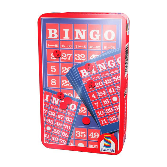 Bingo, Reisespiel in der Metalldose