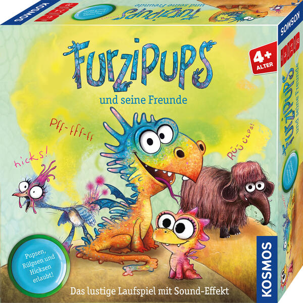 Kosmos Furzipups und seine Freunde | Würfelspiel mit Sound ab 4 Jahren