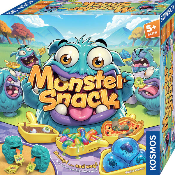 Kosmos Monstersnack | Memo-Spiel mit 3D-Figuren ab 5 Jahren