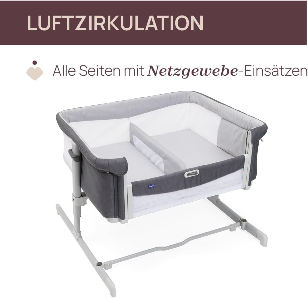 chicco Next2Me Twins, Beistellbett für Zwillinge