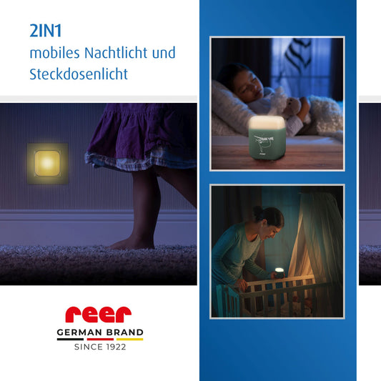 2in1 SleepLight - Eukalyptus: Energiesparendes LED-Nachtlicht mit Dämmerungssensor