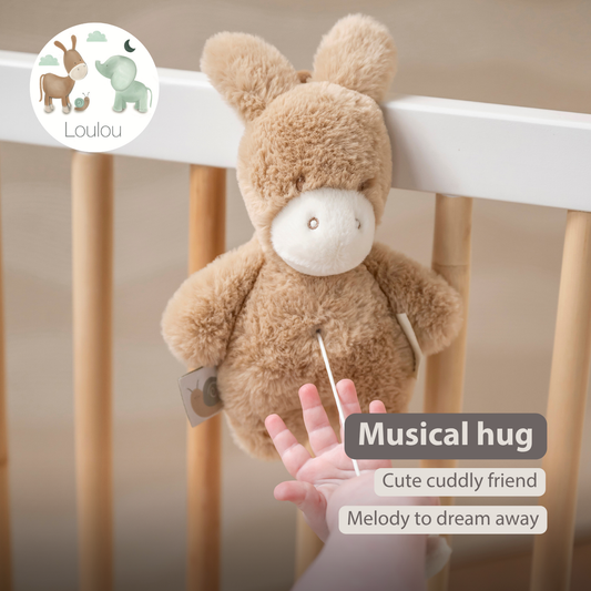 Nattou Mini-Spieluhr Esel LouLou 20 cm