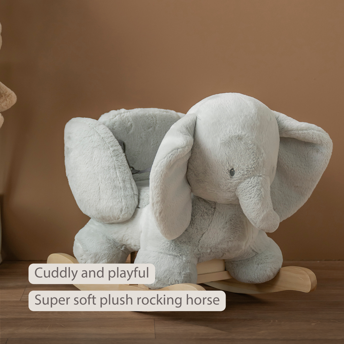 Nattou Schaukeltier Elefant LouLou Lindengrün