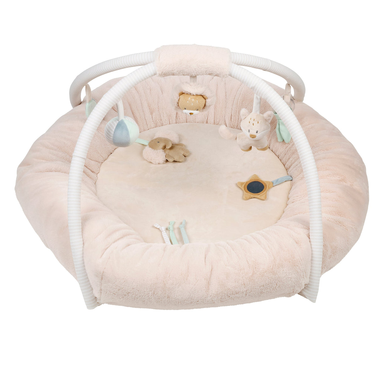 Nattou Spielkissen mit Bogen Flo, Ernest & Oli 91 cm