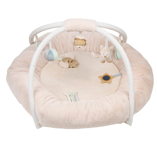 Nattou Spielkissen mit Bogen Flo, Ernest & Oli 91 cm