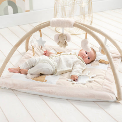 Nattou Krabbeldecke mit Spielbogen Flo, Ernest & Oli 80 cm