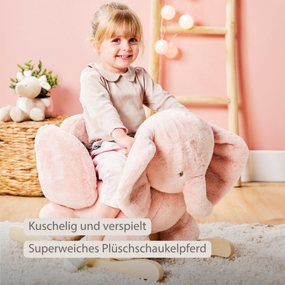 Nattou Schaukeltier Elefant FanFan Altrosa
