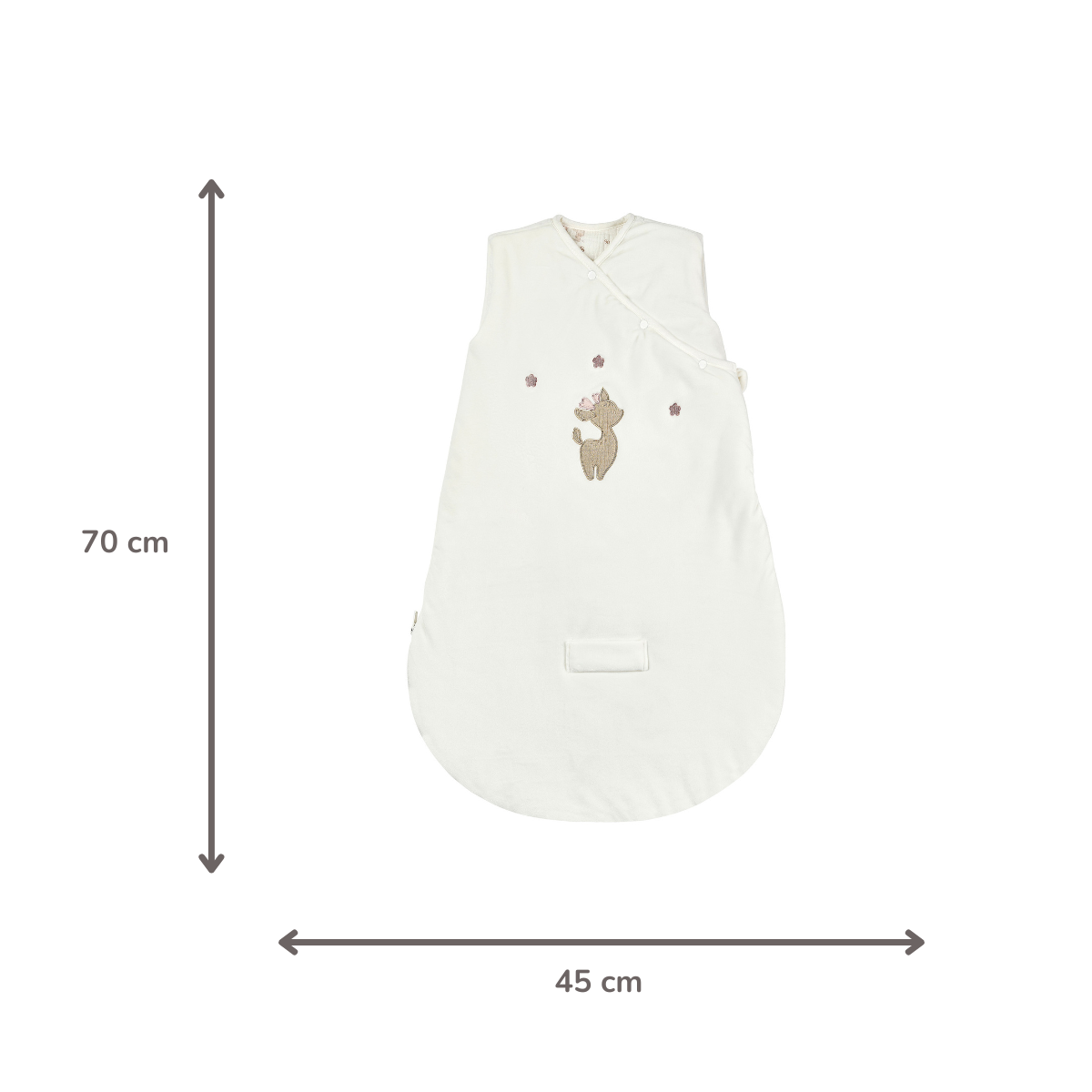 Nattou Schlafsack FanFan 70 cm Nicky Weiss