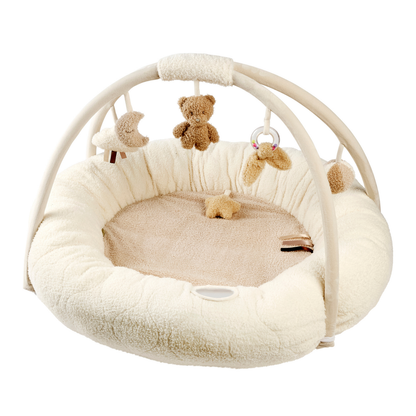 Nattou Spielkissen Teddy rund mit Bögen 90x90 cm