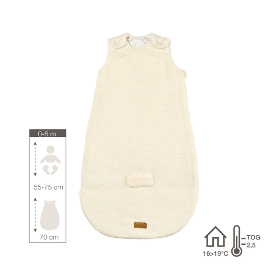 Nattou Schlafsack Teddy Ecru 70 cm