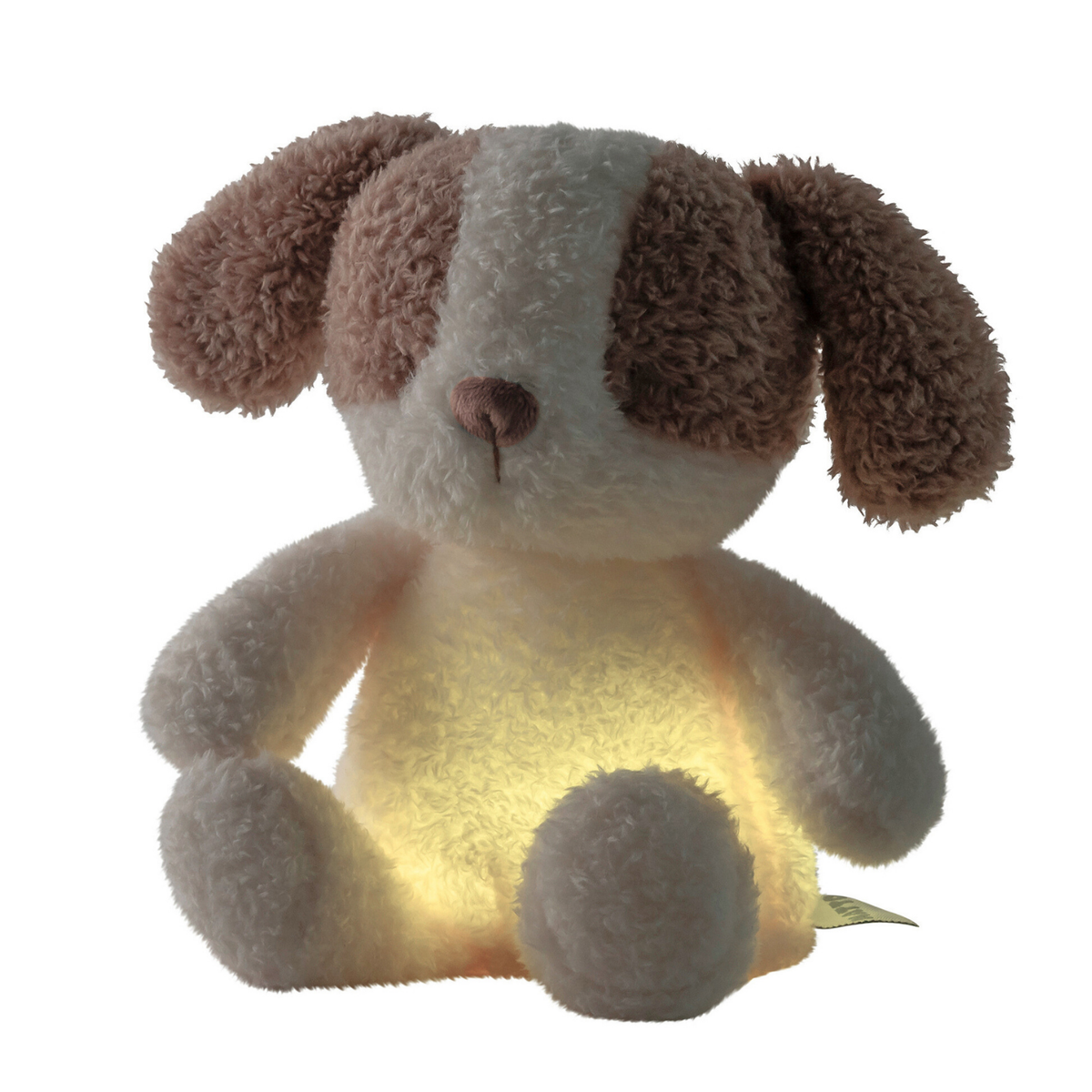 Nattou Mini-Kuscheltier Hund Nachtlicht Teddy Vanilla