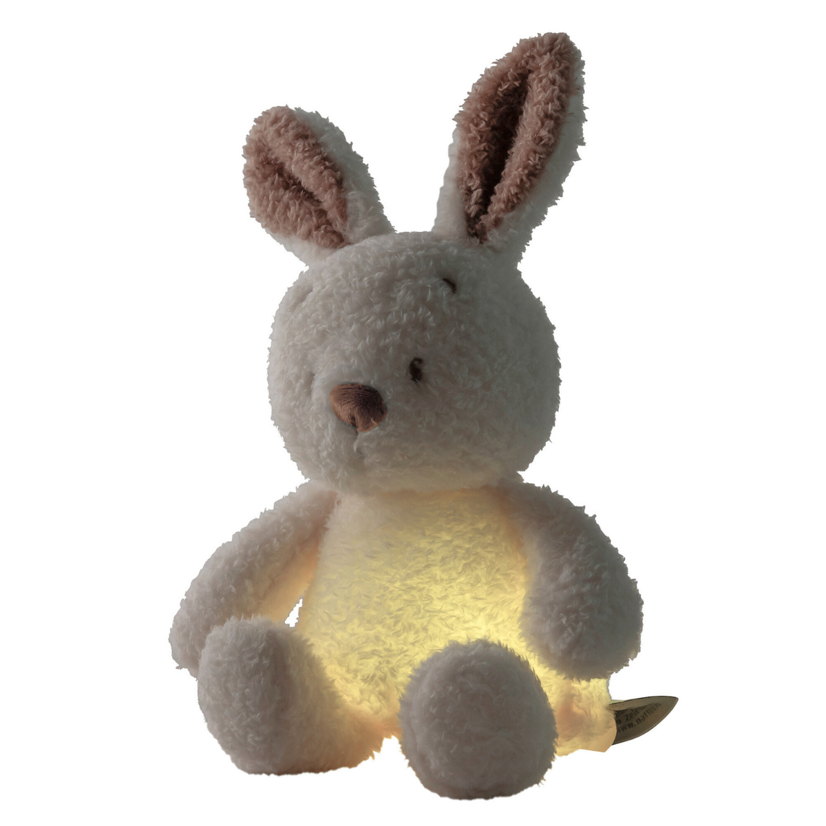 Nattou Mini-Kuscheltier Hase Nachtlicht Teddy Vanilla