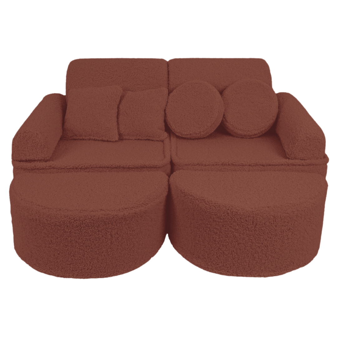 MeowBaby.de MeowBaby Spielsofa Mini Max Bearly Soft Teddy Edition