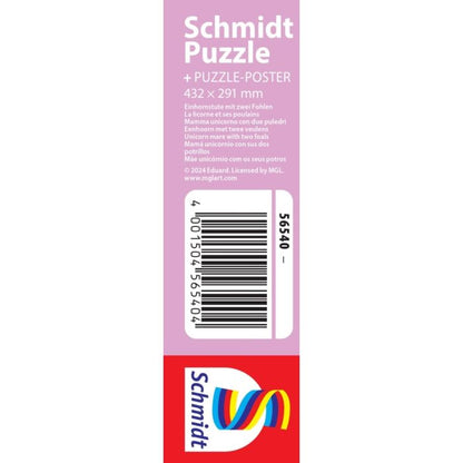 Einhornstute mit zwei Fohlen, 200 Teile, Eco-Friendly, Gras Kinderpuzzle