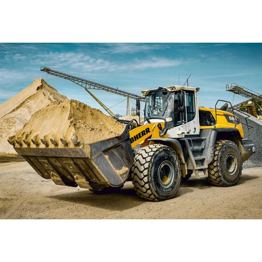 LIEBHERR: Radlader L580, 200 Teile, Eco-Friendly, Gras Kinderpuzzle