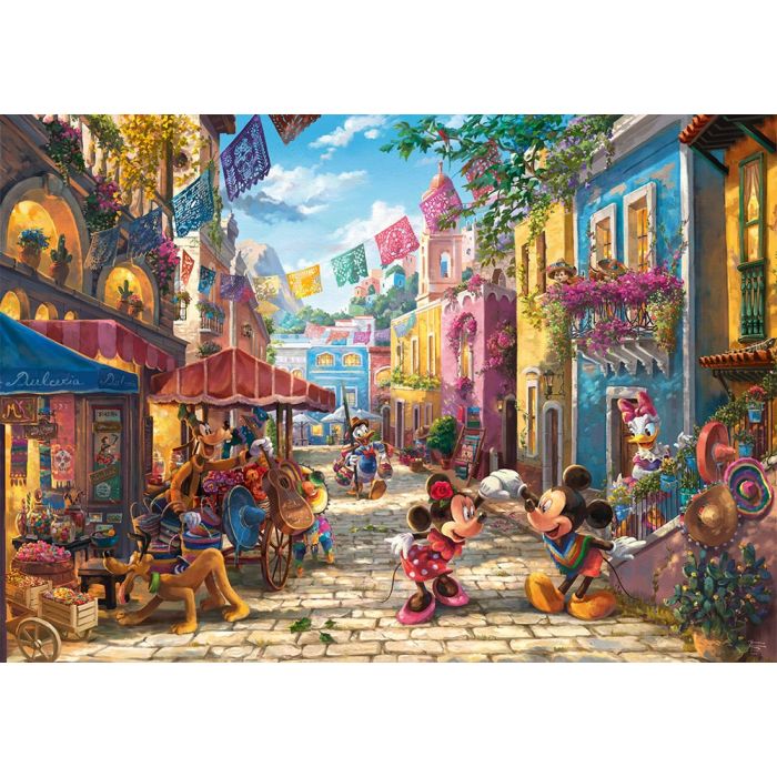 Thomas Kinkade Studios: Disney Dreams Collection - Mickey und Minnie in Mexico, 6.000 Teile Puzzle