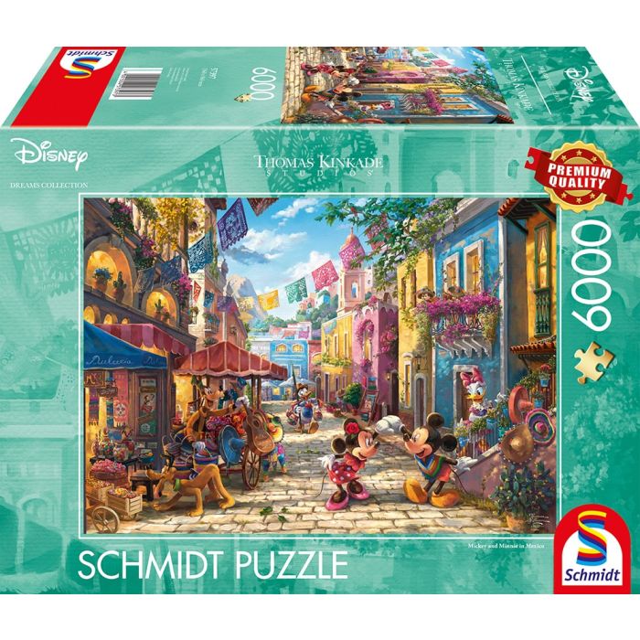Thomas Kinkade Studios: Disney Dreams Collection - Mickey und Minnie in Mexico, 6.000 Teile Puzzle